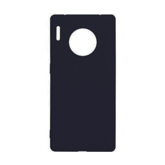 Capa de Silicone Macio para Huawei Mate 30 Pro Preto